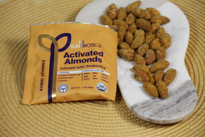 Unveiling the Delightful Fusion: Activated Almonds Infused with Probiotic - A Super Cheesy Delight