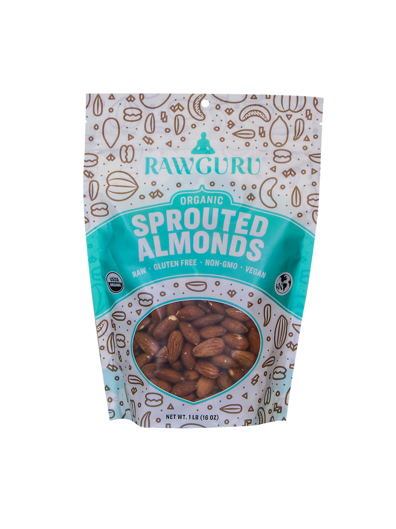 sprouted almonds