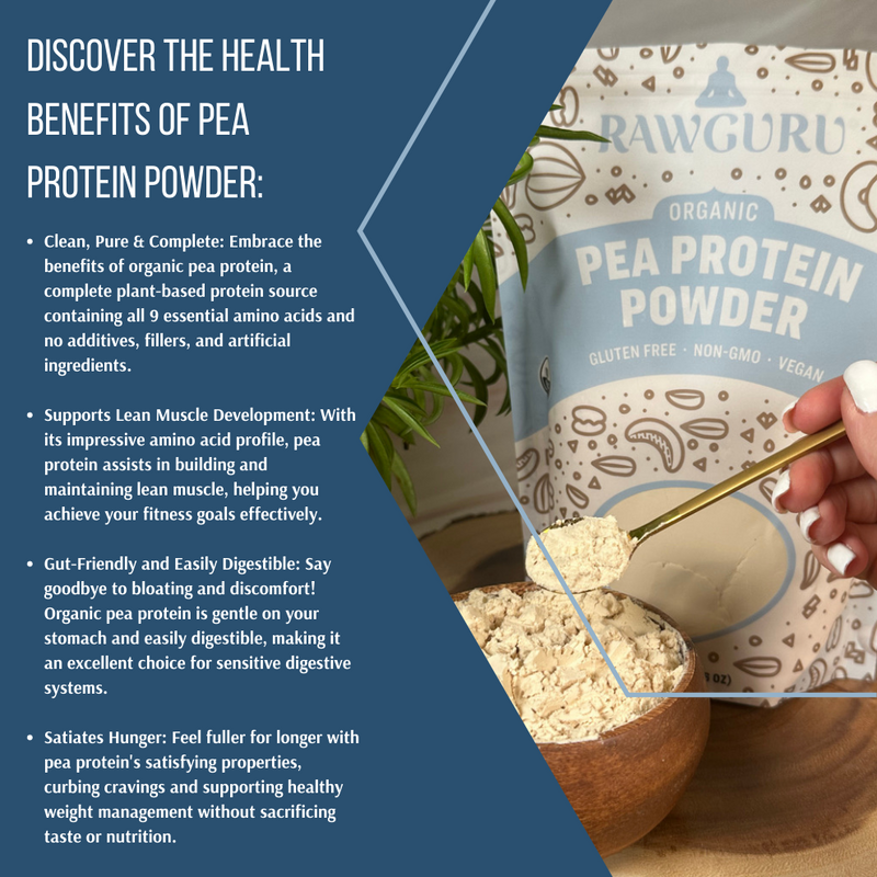 Discover the health benefits of pea protein powder