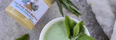 Our WILDEST Butter Yet + Wild Green Tarragon and Cilantro Pine Nut Dressing (Raw, Vegan, Paleo)