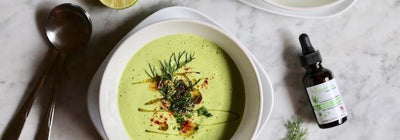 This Chilled CBD-Infused Cucumber Lime Soup will Leave You Feeling Calm and Cool