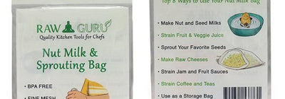 RawGuru's New and Improved Nut Milk Bag // The Top 5 Benefits of Fresh Nut Milk