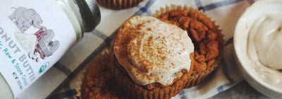 Pumpkin Pie Muffins with Coconut Cream Cheese Frosting (Vegan and Gluten Free!)