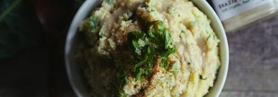 Grateful For...Buttery Herbed Brazil Nut Mashed Potatoes (Vegan!)