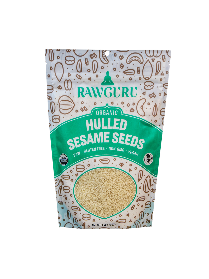 Raw Organic Hulled Sesame Seeds