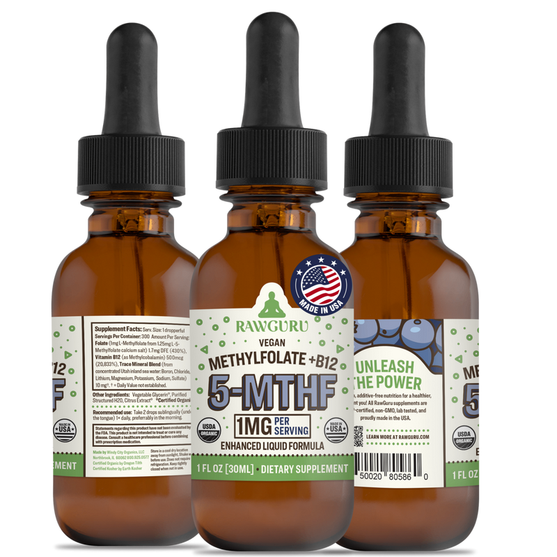 vegan methylfolate b12 5-MTHF