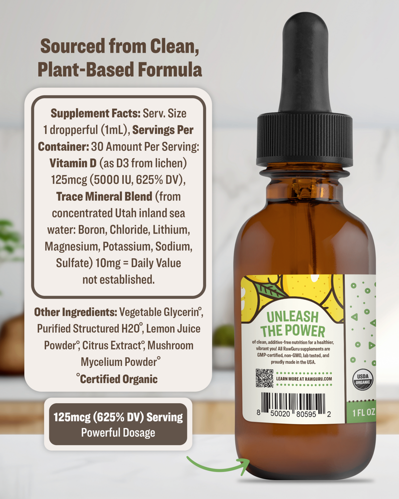 organic vegan nano vitamin d3 tincture