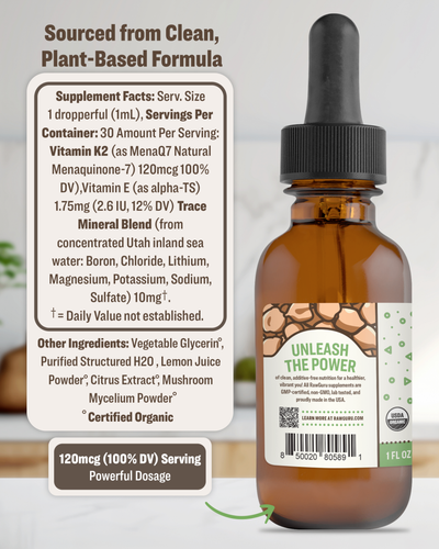 organic vegan nano vitamin k2 tincture