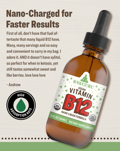 organic vegan nano vitamin b12 tincture