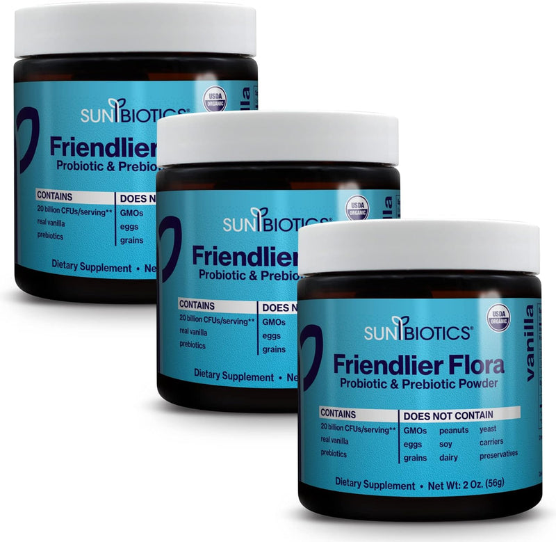 FRIENDLIER FLORA - PROBIOTIC & PREBIOTIC POWDER - Vanilla