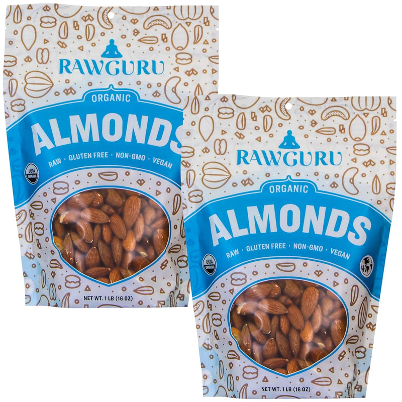 Raw Organic Almonds | 16 oz