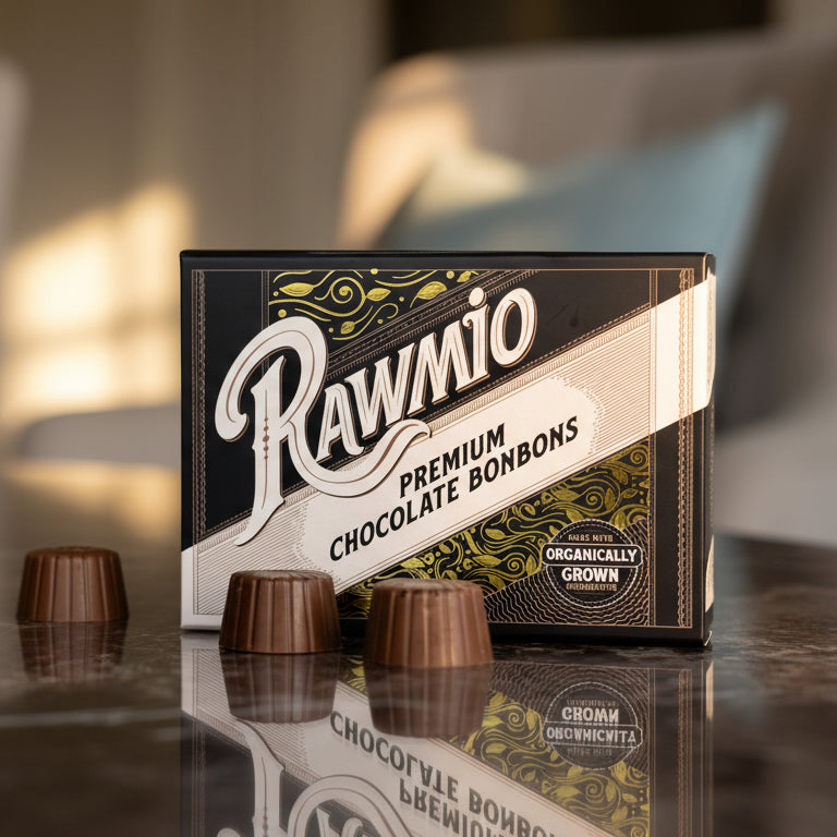 Rawmio 70% Dark Chocolate Bon Bons, 12ea