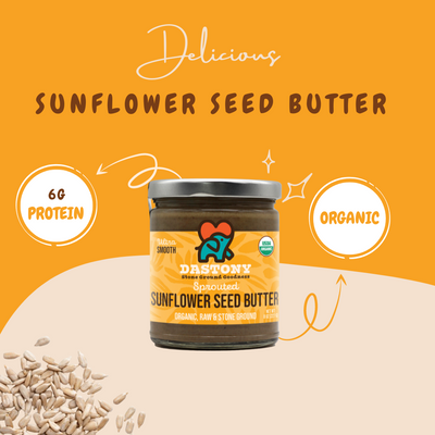 Organic Raw Sprouted Sunflower Seed Butter