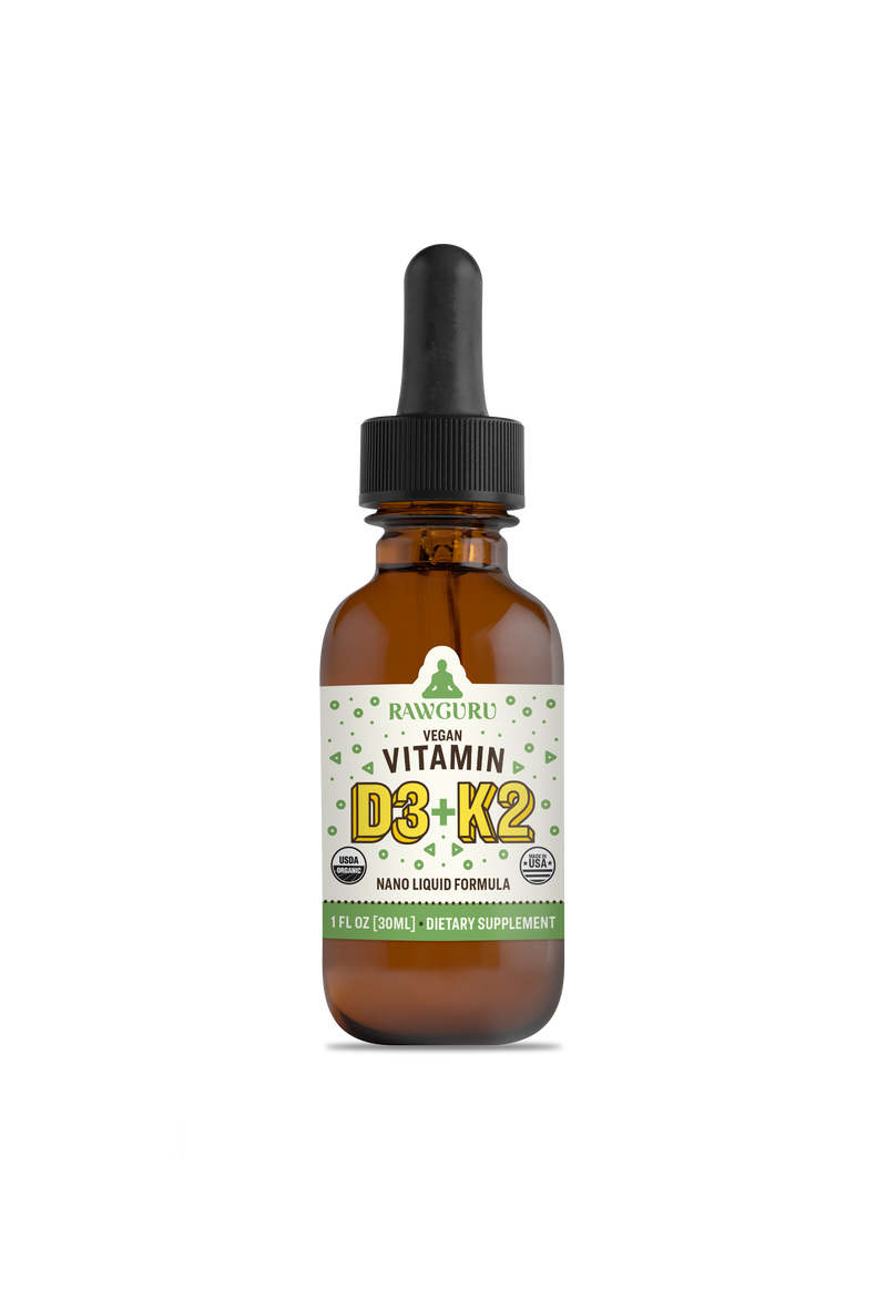 Organic Nano Vitamin D3 + K2 Tincture