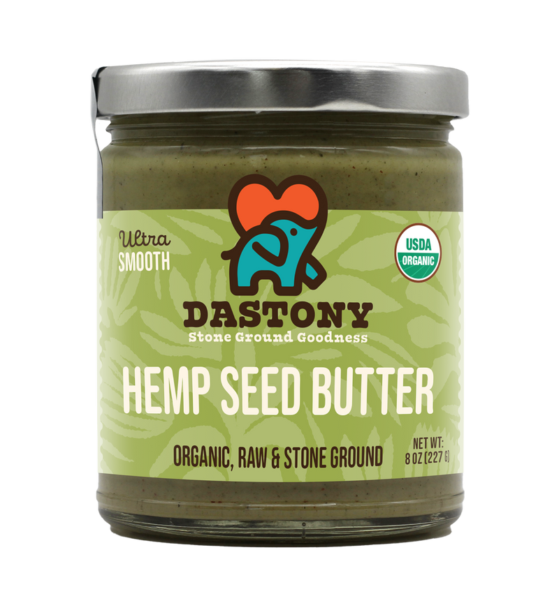 dastony organic raw stone ground hemp seed butter