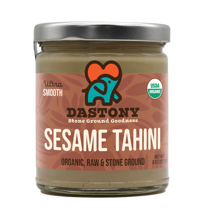 dastony organic raw stone ground sesame tahini smooth