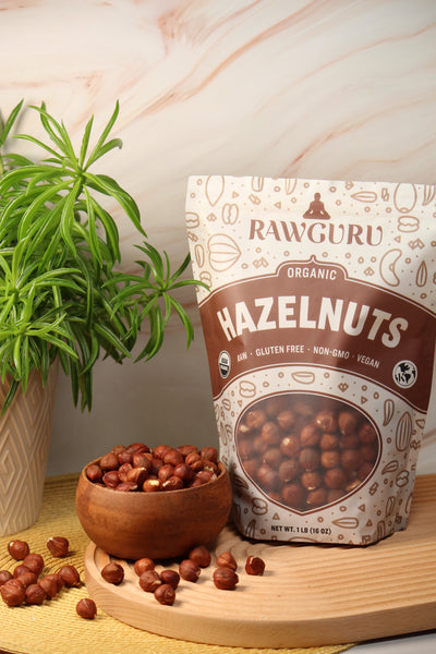 Raw Organic Hazelnuts 