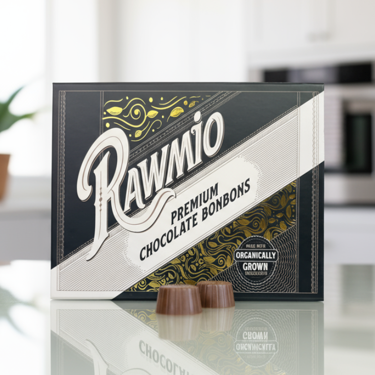 Rawmio 70% Dark Chocolate Bon Bons, 12ea