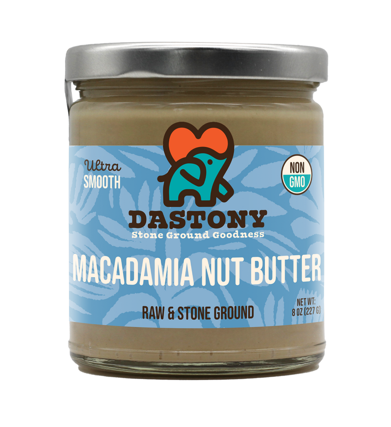 macadamia nut butter raw sone ground organic smooth