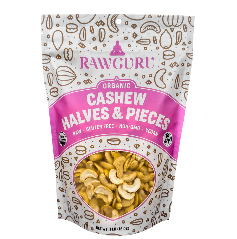 Raw Organic Cashew Halves