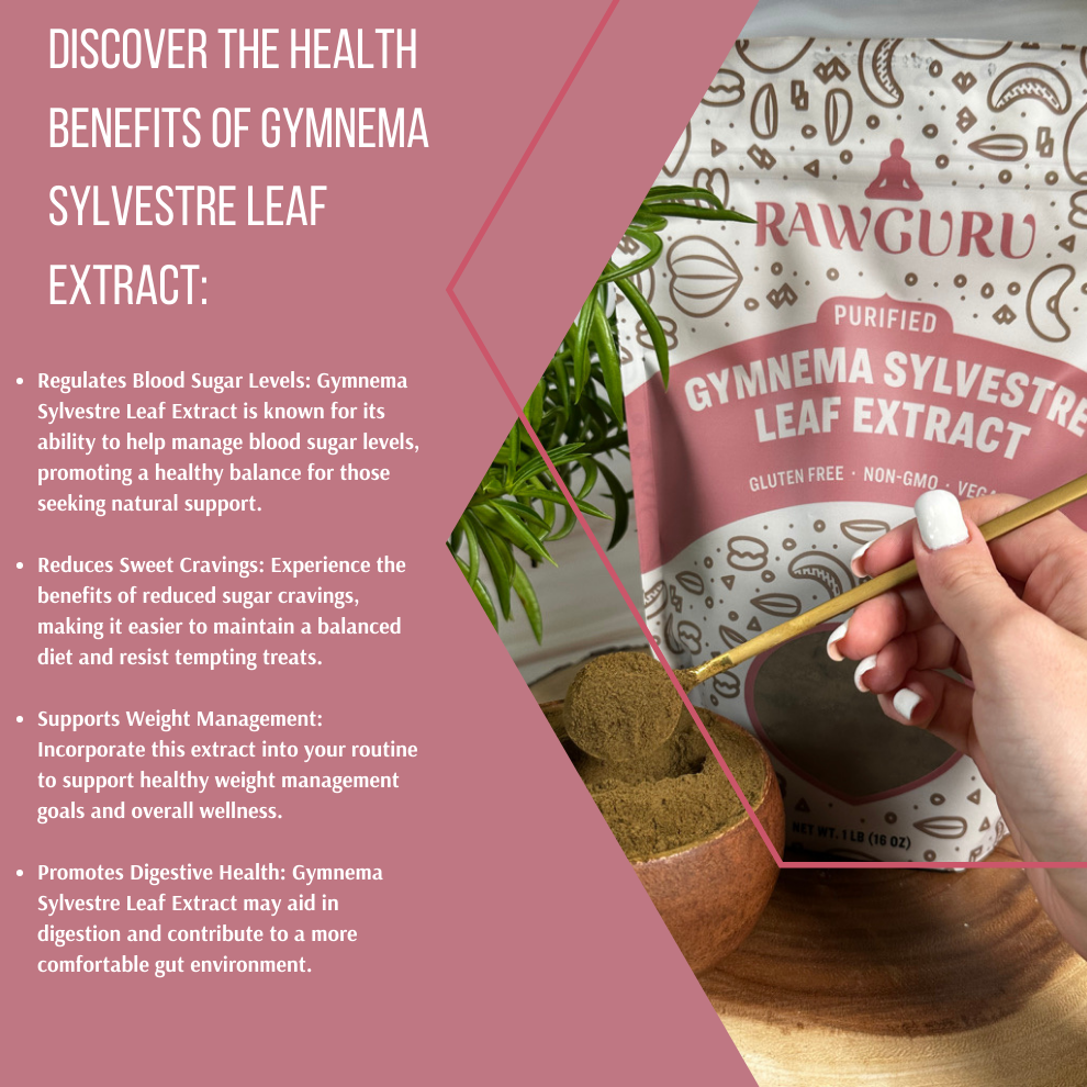 Organic Gymnema Sylvestre Leaf Tea - Loose Leaf Herbal Tea 4 Oz Pack (2 Pack)