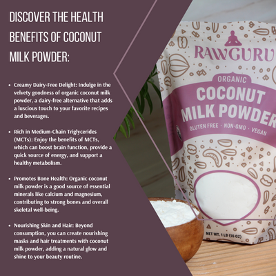 Discover the health benefits of Coconut Milk Powder