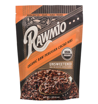 rawmio organic raw cacao nibs