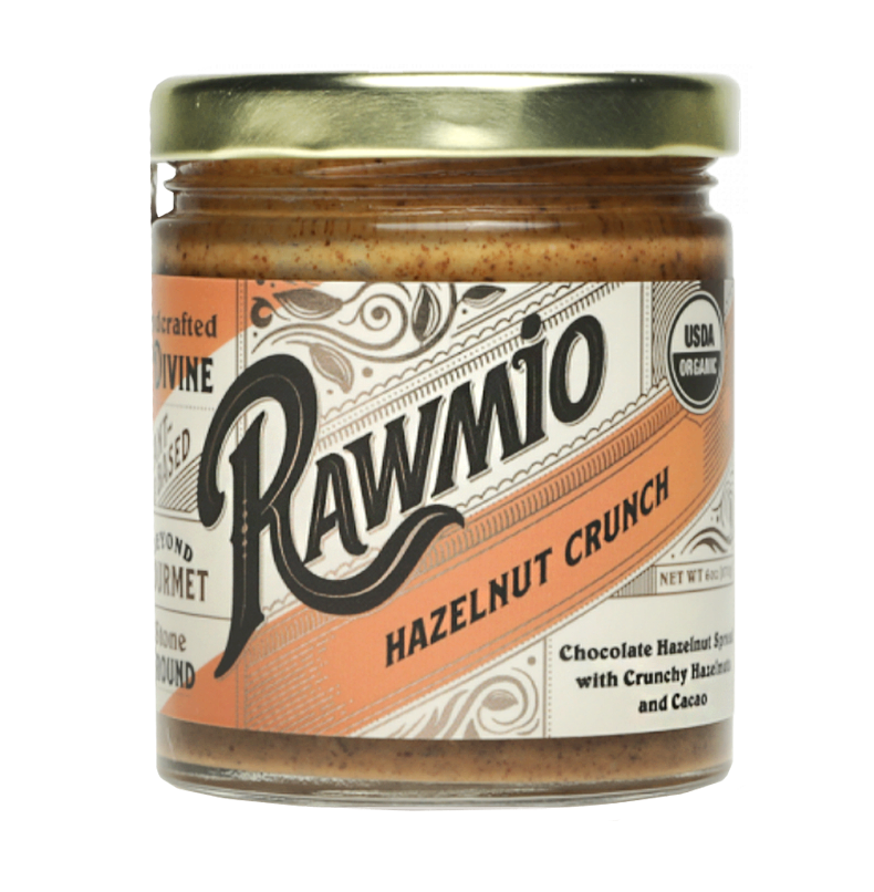 Rawmio Raw Organic Stone Ground Hazelnut Crunch Spread