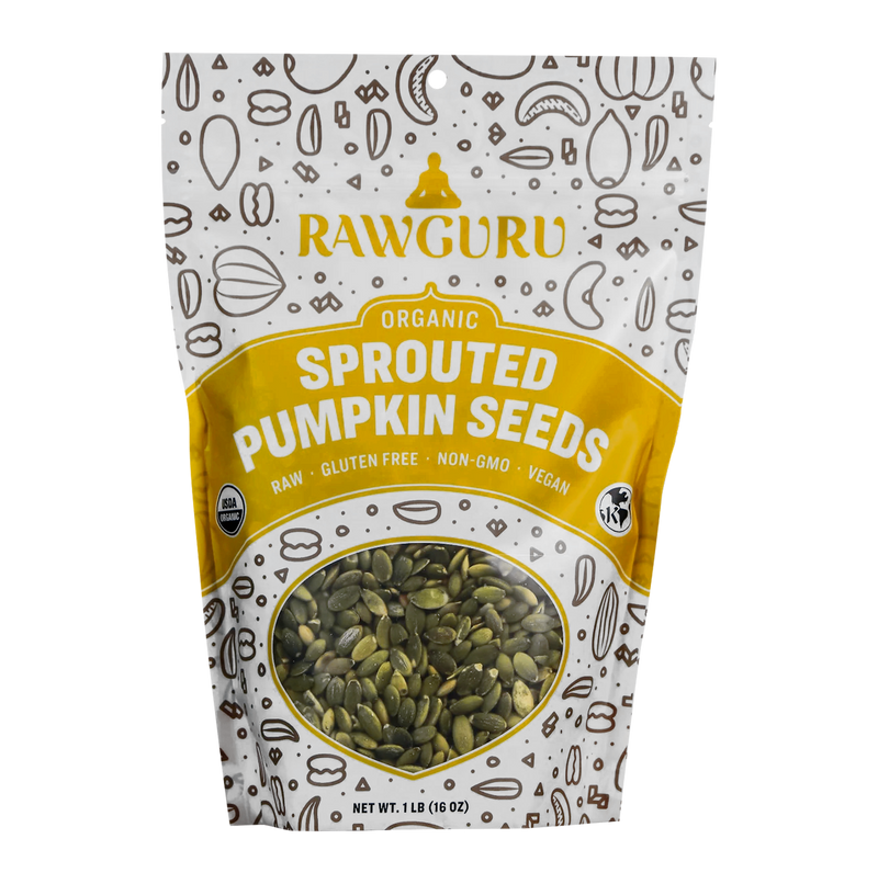 pumpkin seed oil plant guru RawGuru - Orgnaic Sprouted Pumpkin Seeds