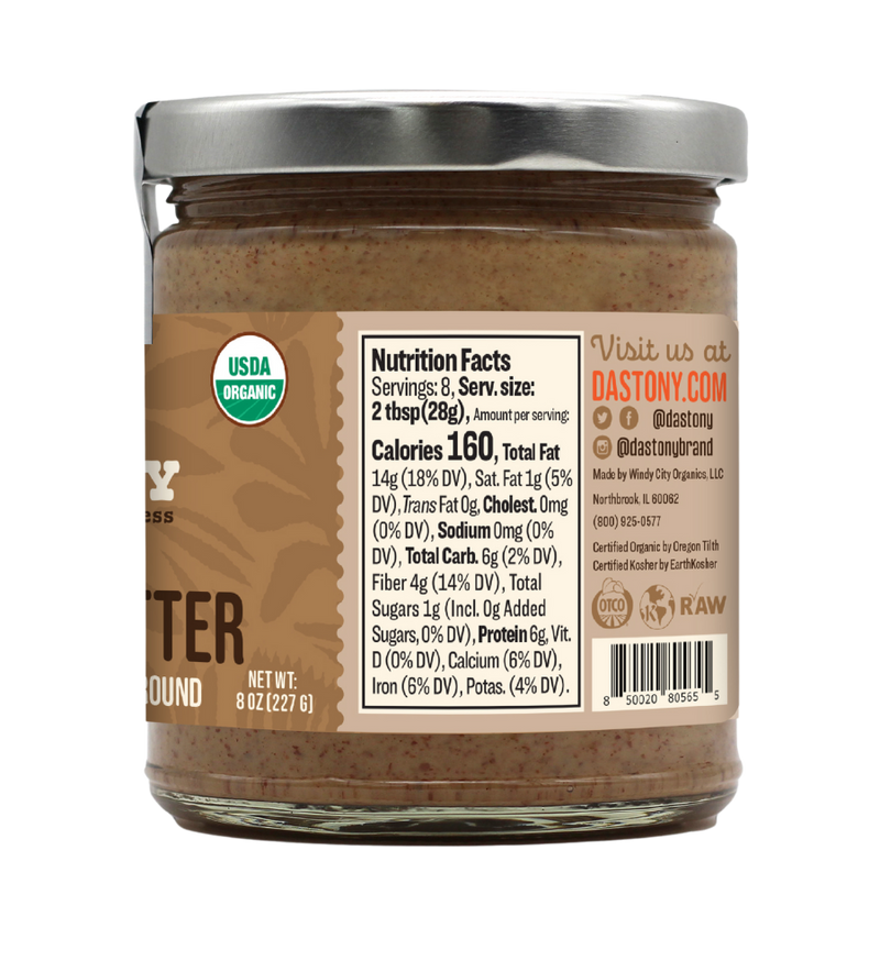 Organic Crunchy Sprouted Almond Butter