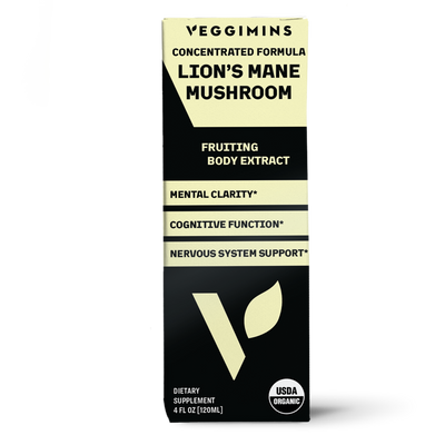 Veggimins Vitamin Organic Lion's Mane Mushroom 4oz