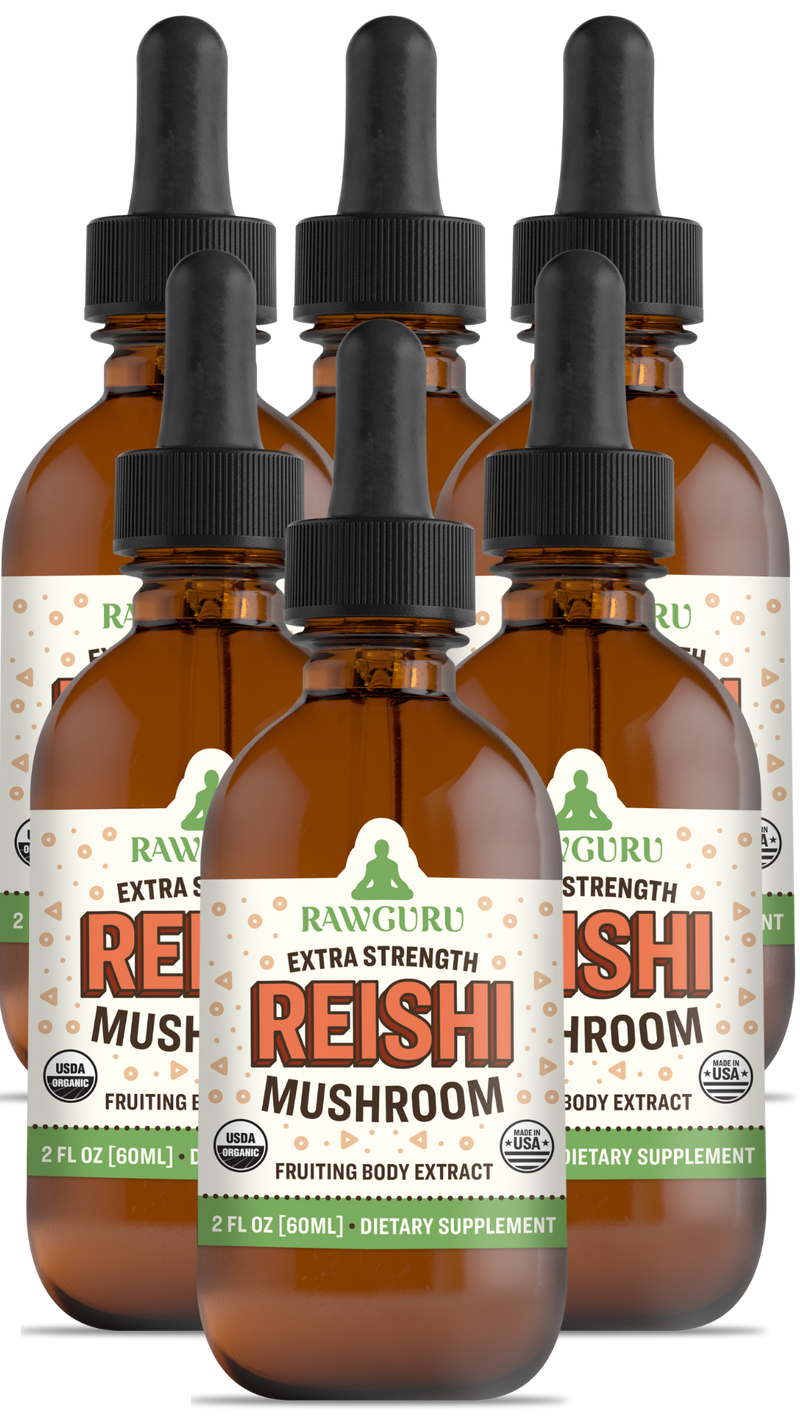 Organic Reishi Mushroom Tincture (6 month supply)