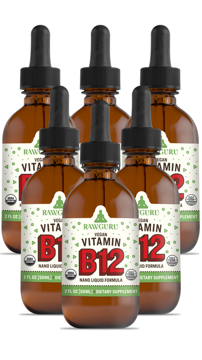 Organic Vegan Vitamin B12 Tincture (6 month supply)