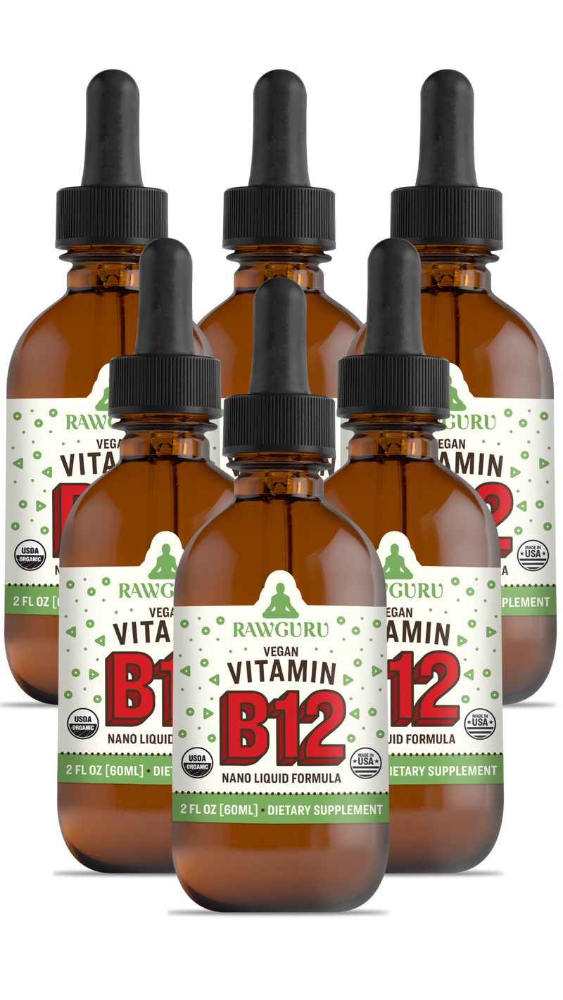 Organic Vegan Vitamin B12 Tincture (6 month supply)