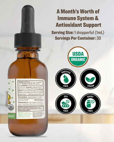 Organic Nano Vitamin D3 + K2 Tincture