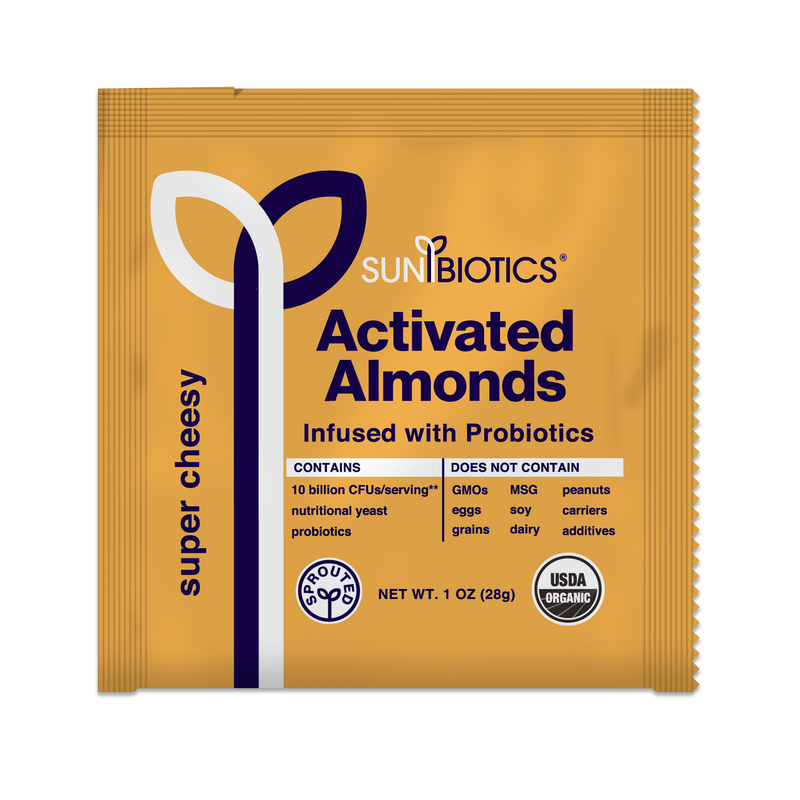 Activated Almonds - Infused with Probiotic - Super Cheesy