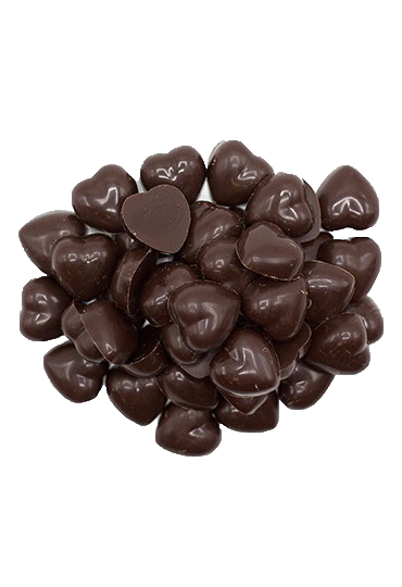 Rawmio Orange Chocolate Hearts - 5 lbs